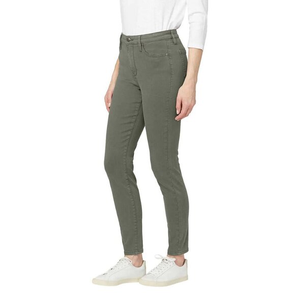NEW Buffalo Women's High Rise Tencel Pant | Green - Picture 2 of 7